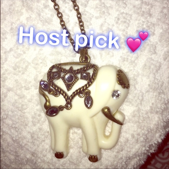 Forever 21 Jewelry - 💕2X HP💕 Long elephant necklace